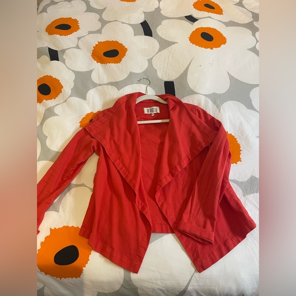 BB Dakota, size small, cropped red relaxed blazer - Picture 4 of 5